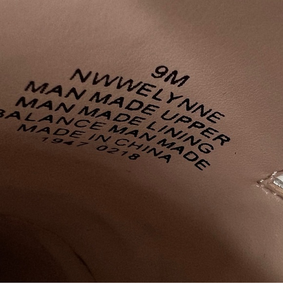 Nine West Welynne Studded Silver Mule, Vegan Leather, NIB - Picture 6 of 8